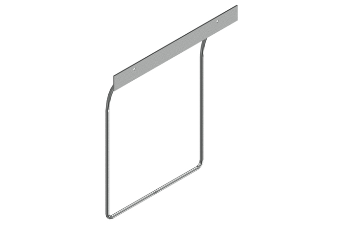 Headrest holder - frame IV chrome