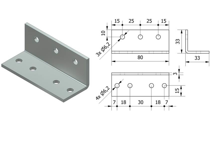 Angle bracket (70x35)