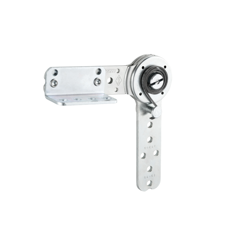 Mechanizm zapadkowy IS250-SS45-15-90 90°-180° z kątownikiem G