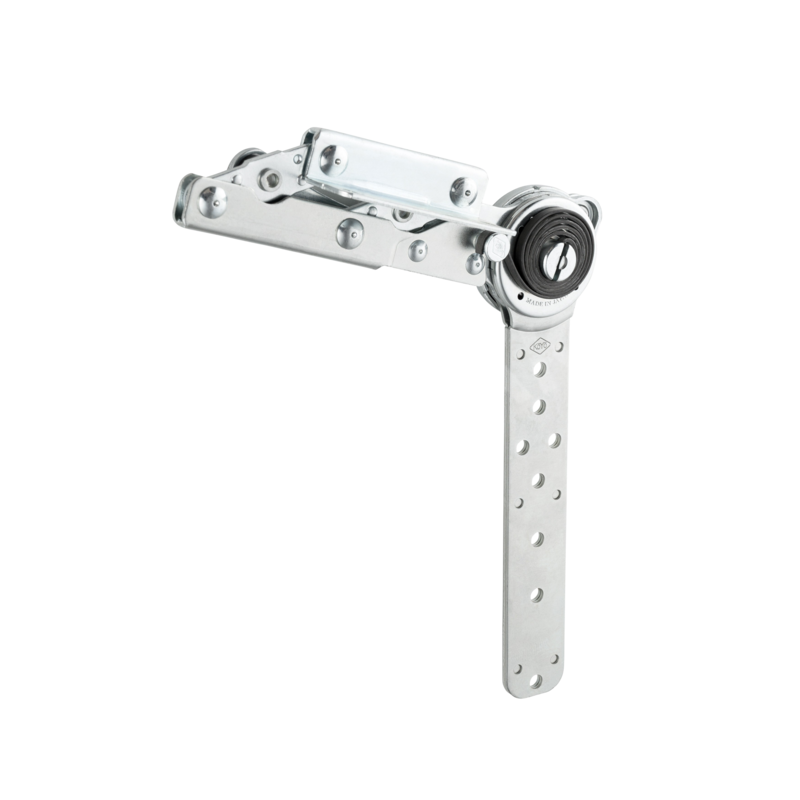 Mechanizm zapadkowy zagłówka przegub IS150LT-L-SS45-15-108 - 108-198° ze sprężyną