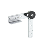 Mechanizm zapadkowy ICS-SS-6-90 - small 40 90°-180° ze sprężyną (P+L) z kątownikiem G