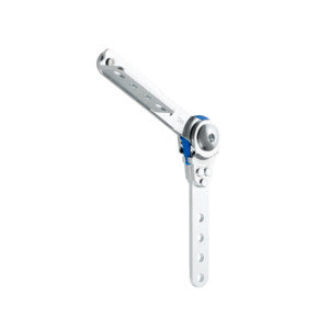 Reibscharnier ICC-W-36-180-Z mit Zahnrad und Winkel