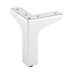 Möbelfuß META I H-130 mm verstärkt – Chrom