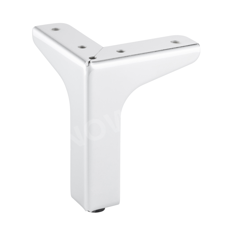 Möbelfuß META I H-130 mm verstärkt – Chrom