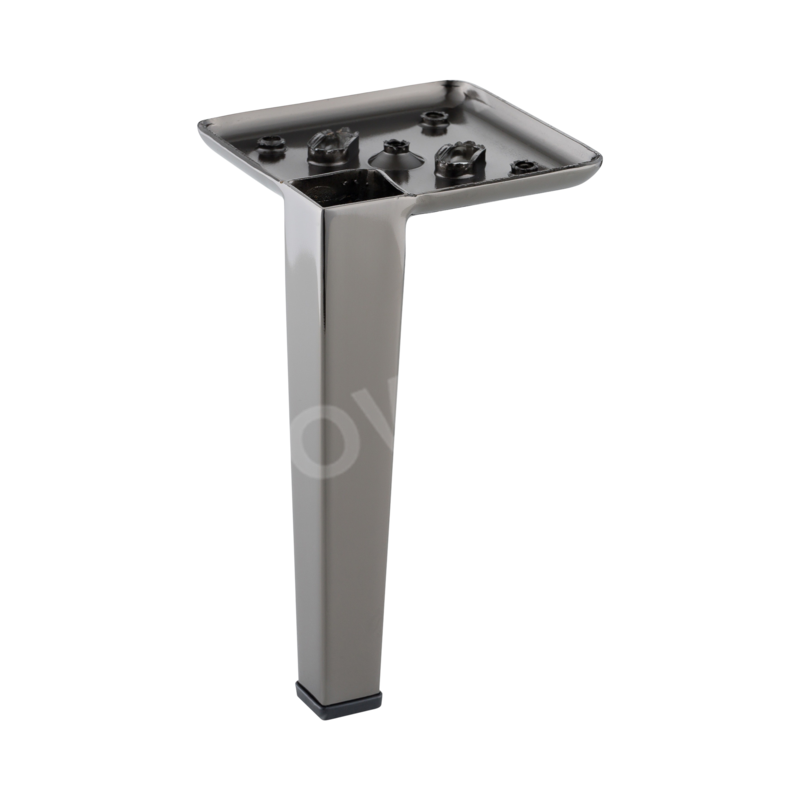 Noga GUIMAR H-170 mm czarny chrom kwadrat stożek