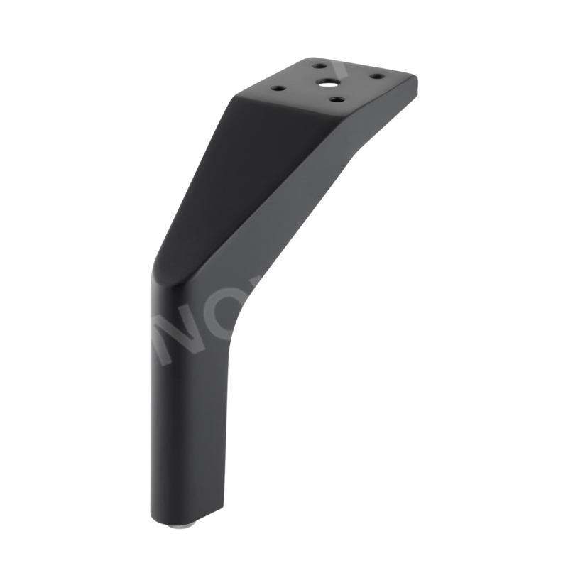 Noga CASABLANCA II H-150 mm czarny mat proszek