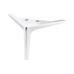 Noga Lacet aluminium polerowane / chrom - H-180 mm