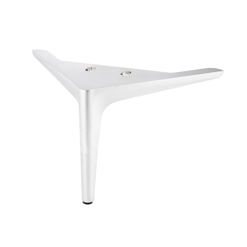 Noga Lacet - H-180 mm - satyna chrom