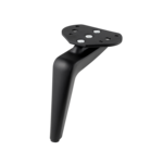 Noga Coco H-160mm - czarny mat