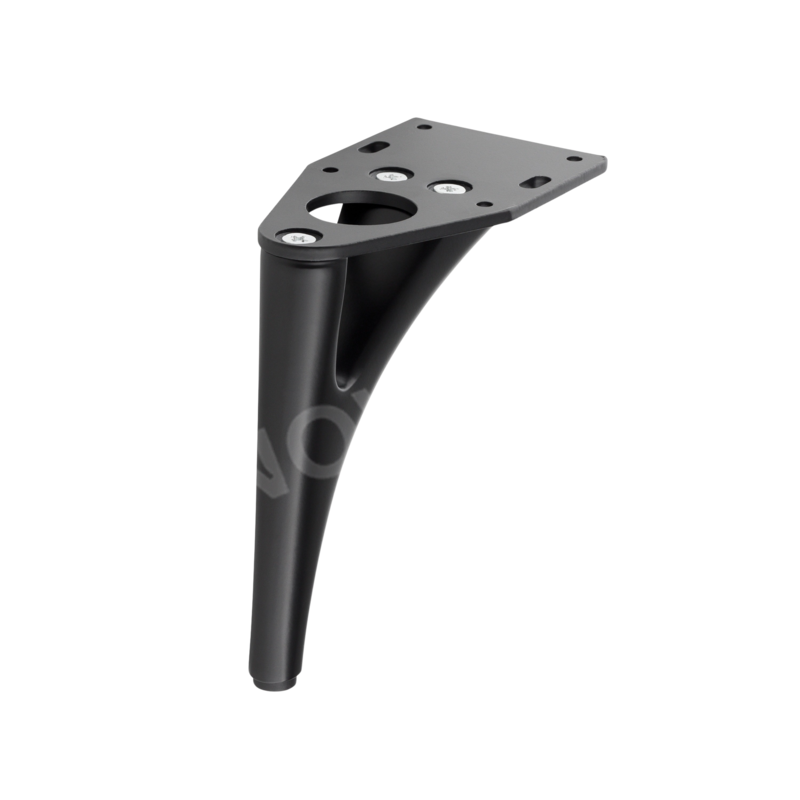 Möbelfuß BISSA – H-180 mm – Schwarz matt