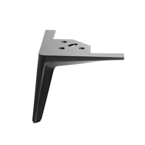 Möbelfuß MISTY – H-155 mm – Schwarz matt