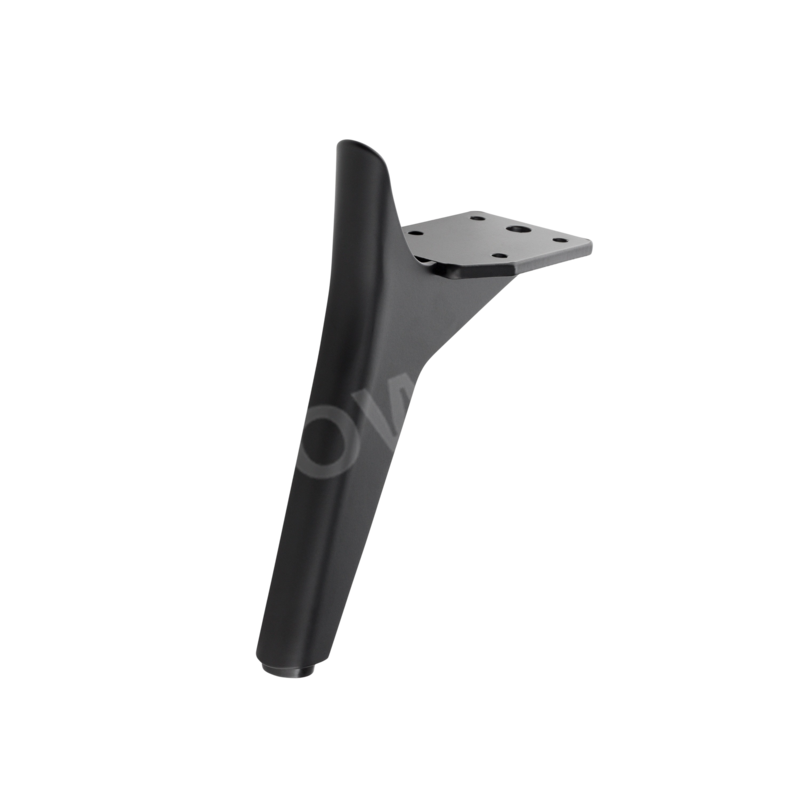 Möbelfuß CARL - H1-150 mm - H2-195 mm – Schwarz matt