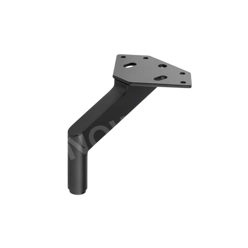 Möbelfuß DOMA - H-120 mm - Schwarz matt