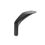 Möbelfuß CARMEN – H-120 mm – Schwarz matt