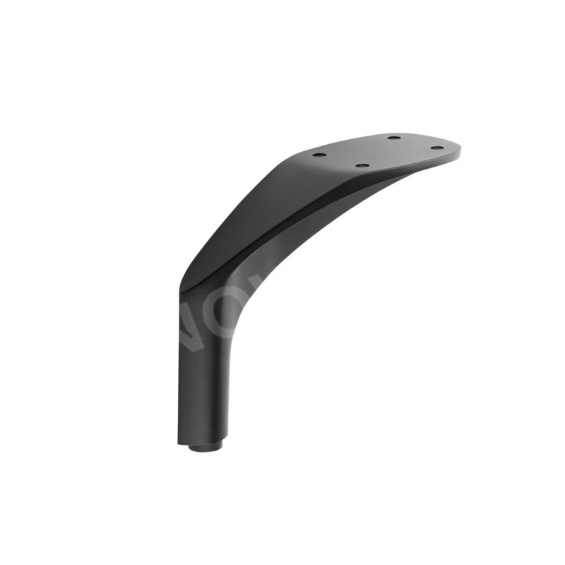 Möbelfuß CARMEN – H-120 mm – Schwarz matt