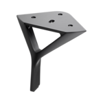 Möbelfuß UME – H-170 mm – Schwarz matt