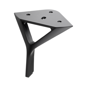 Möbelfuß UME – H-170 mm – Schwarz matt