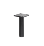 Möbelfuß ROMI - H-120 mm - Ø25 mm - Schwarz matt