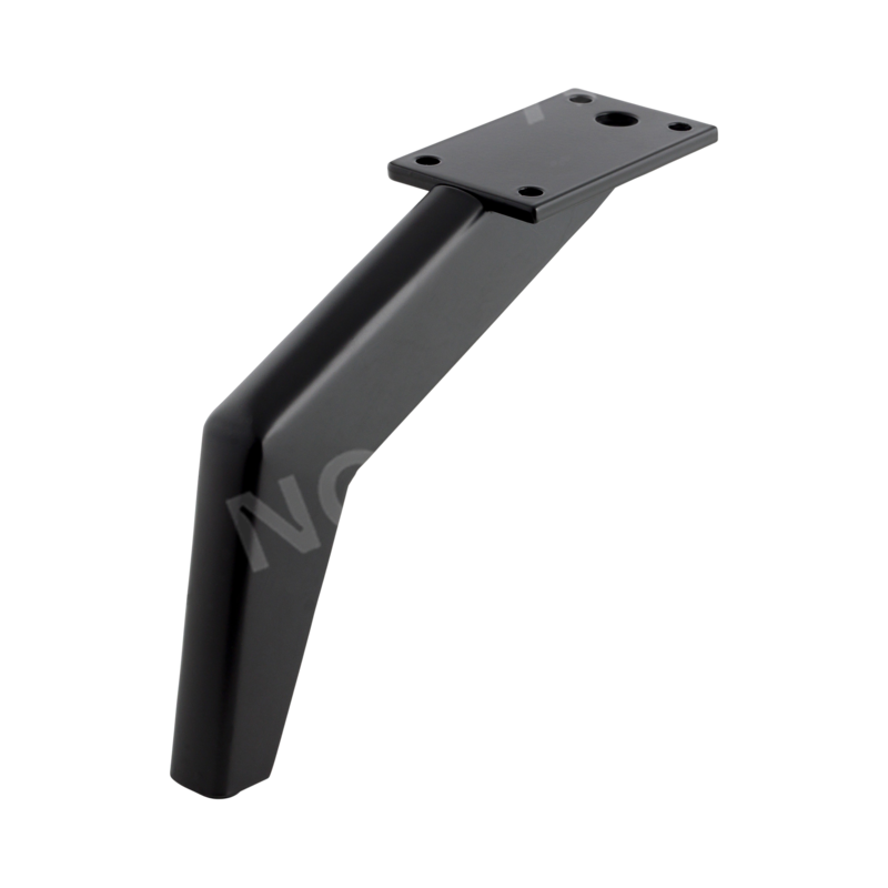 Noga AUREL czarny mat - H-140 mm stal