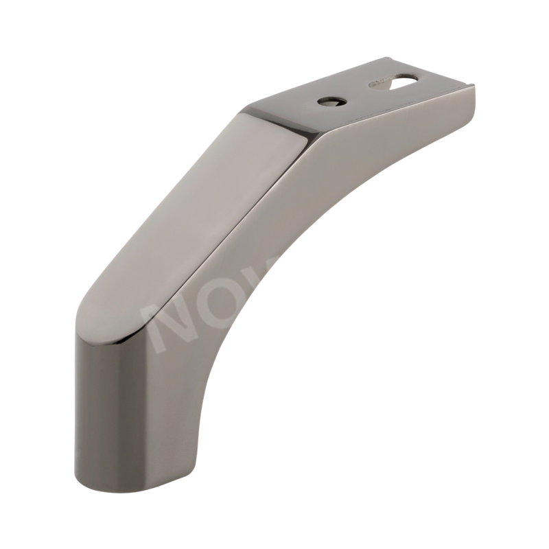 Noga TAVY H-100 mm czarny chrom