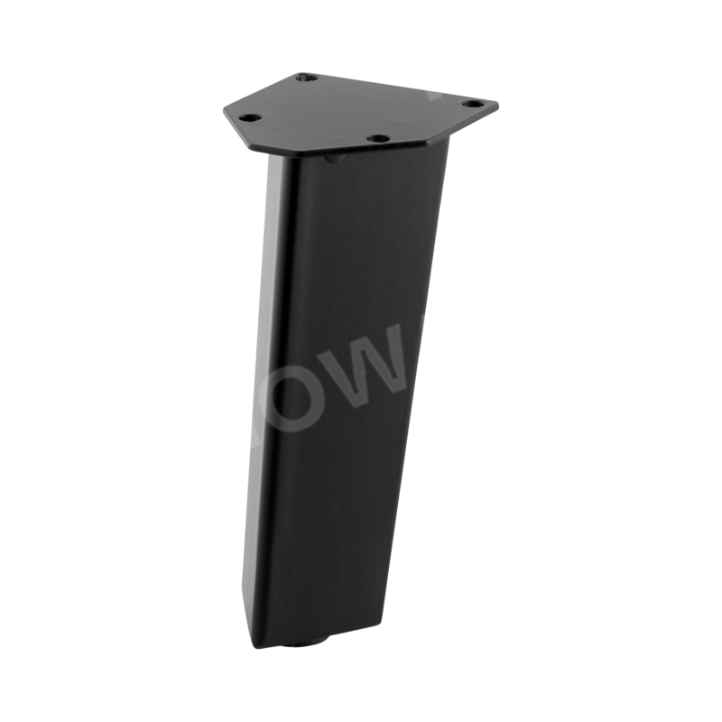 Möbelfuß MERLE H-140 mm Schwarz matt