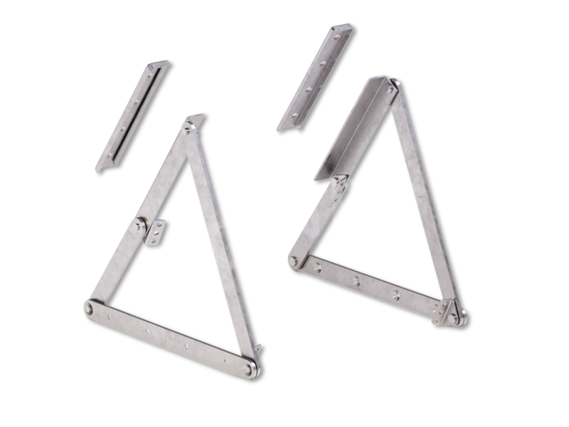 Podnosnik 1-os z wsuwka D /bez sprężyn - ocynk