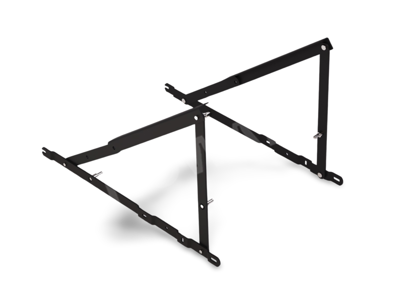 Podnośnik tapczanowy P13-ST bez sprężyn - czarny