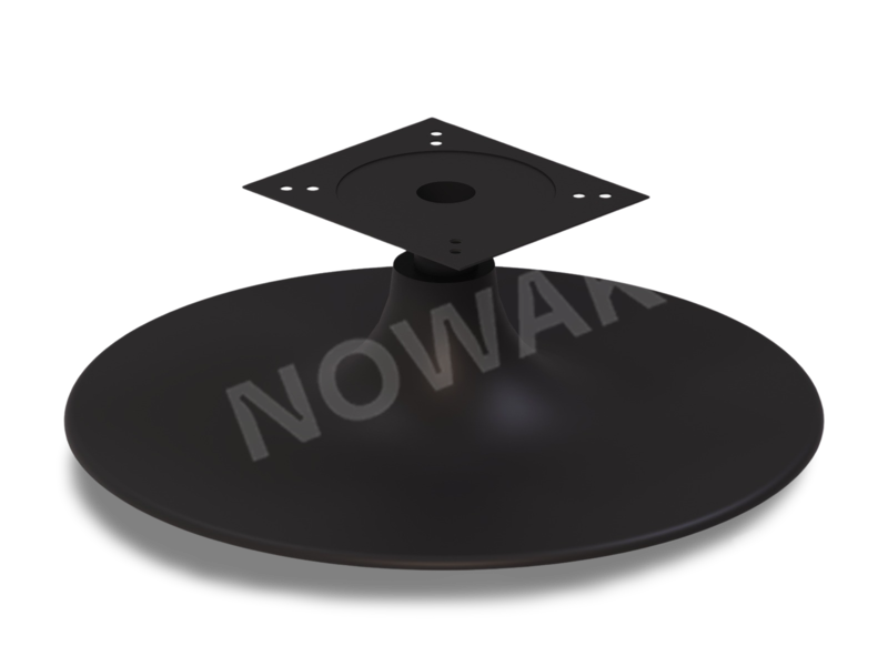 Sesselgestell US STEEL TRUMPET FI-600 – schwarz matt – H-200 mm