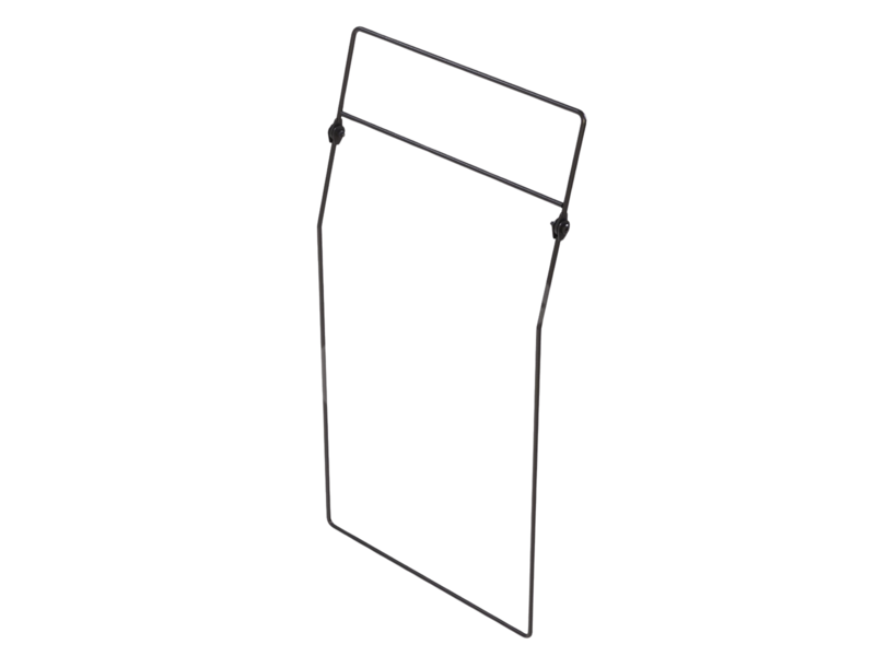 Ramka zagłówka - ADINO 430 x 835 mm - czarny mat