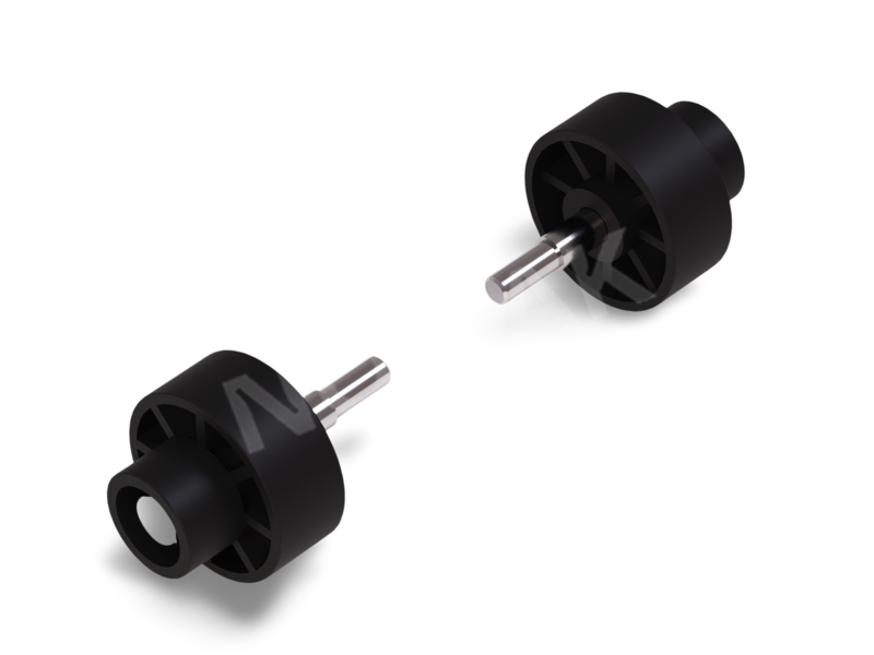 Rolki - zestaw W-IV (TR-2+YS-21+tulejka) x2