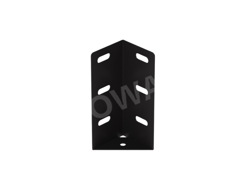 Uchwyt narożny z blachą trójkątną H-200
