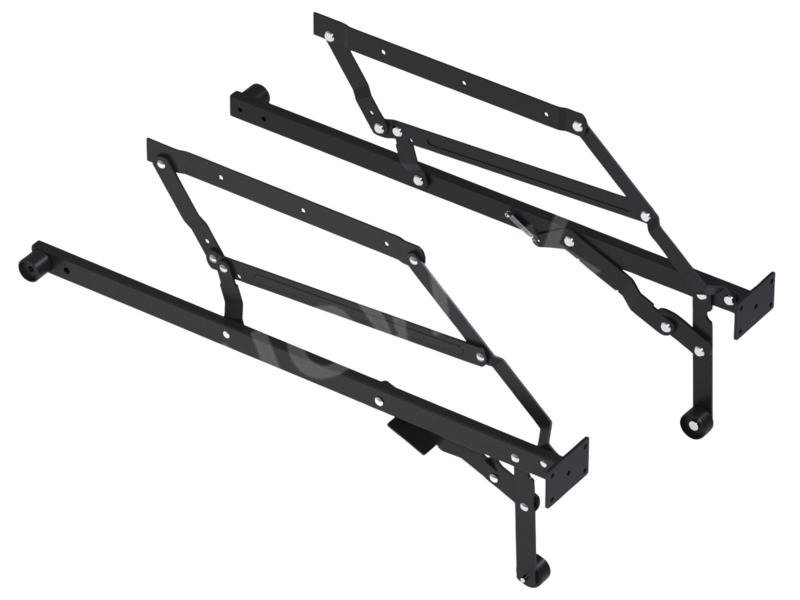 Ecksofa-Wagen mit klappbarer Rolle