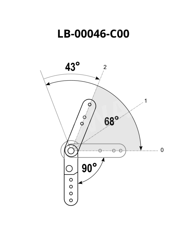 Mechanizm zapadkowy IT-2-90 90° - 158°