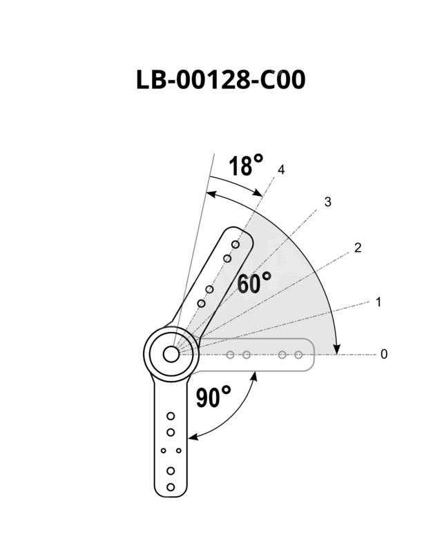 Ratchet Mechanism IWS-4-90 – small 40 90°–150°