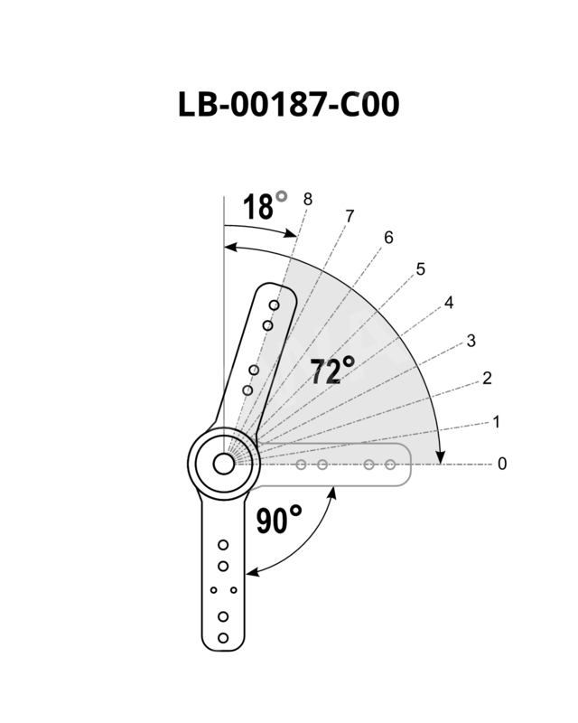 Rastmechanismus IWS-8-90 – small 40 90°–162°
