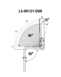 Mechanismus Compact LX100-90L-L30A 90°-180° 30 Positionen