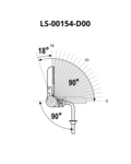 Mechanism LW100-18L-32AF 90°-180°