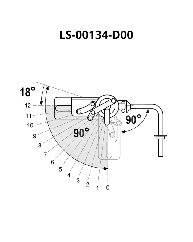 Mechanism LX150T-3603AF-12-90  90°-180°