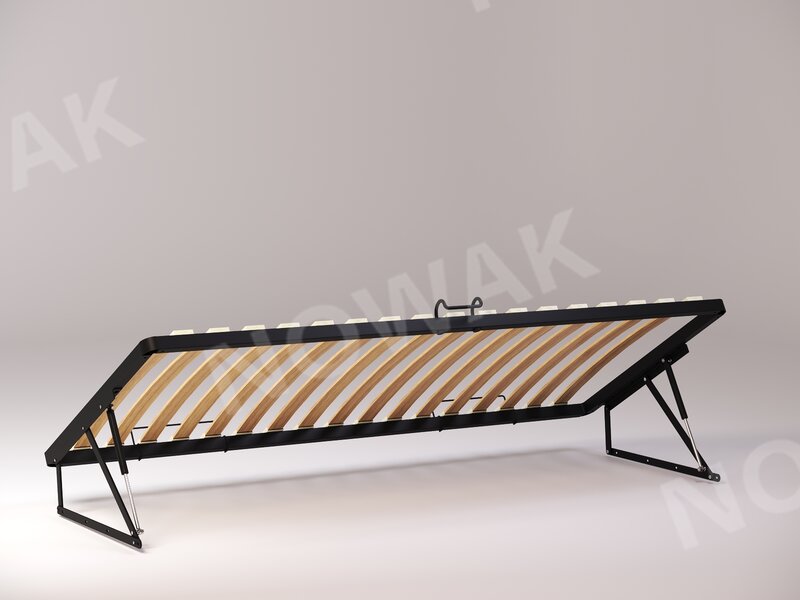 Rama łóżka 100 skręcana POZIOMA 990x2000 NP17 BoxST + ST-TU1 + 600Nx2